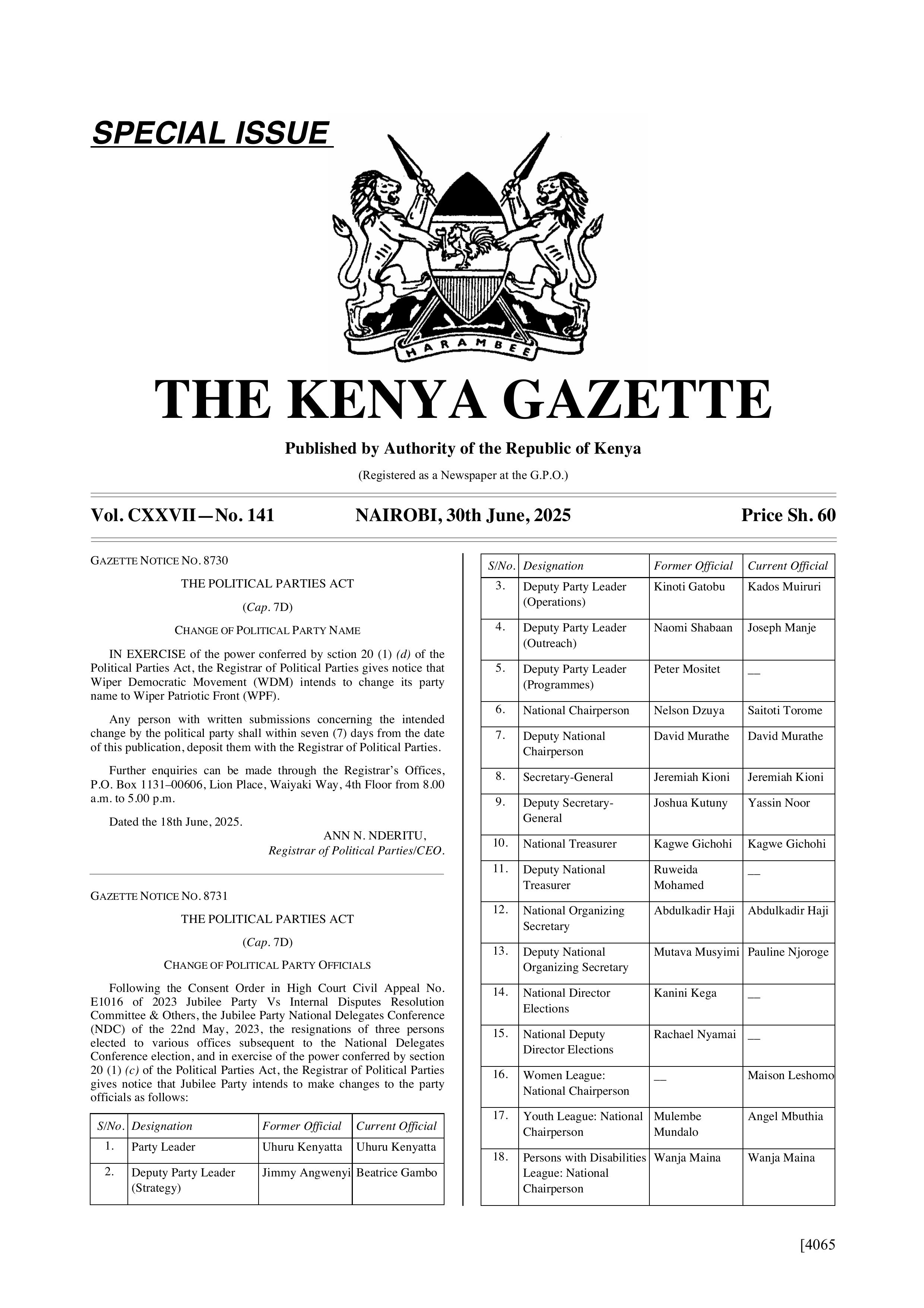 NEC members